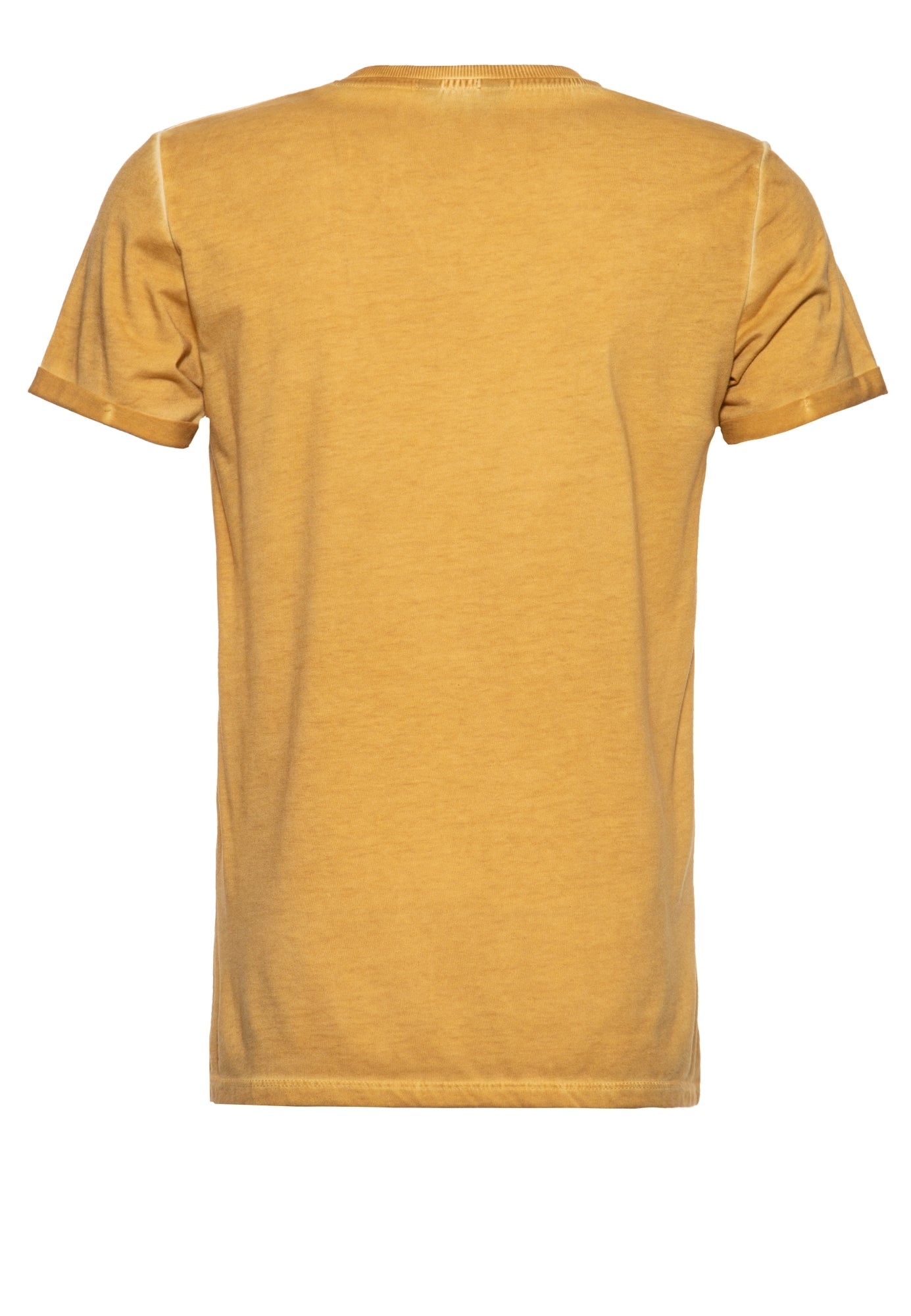 King Kerosin - Roll - Up T-Shirt Oil Wash mit sommerlichem Monster - Print «Beach dudes»