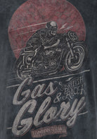 King Kerosin - Rundhalsshirt mit Racer Druck