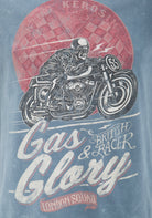 King Kerosin - Rundhalsshirt mit Racer Druck