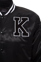 King Kerosin - Satin College Jacke mit Front - und Rücken Stickerei «Wild Cats»