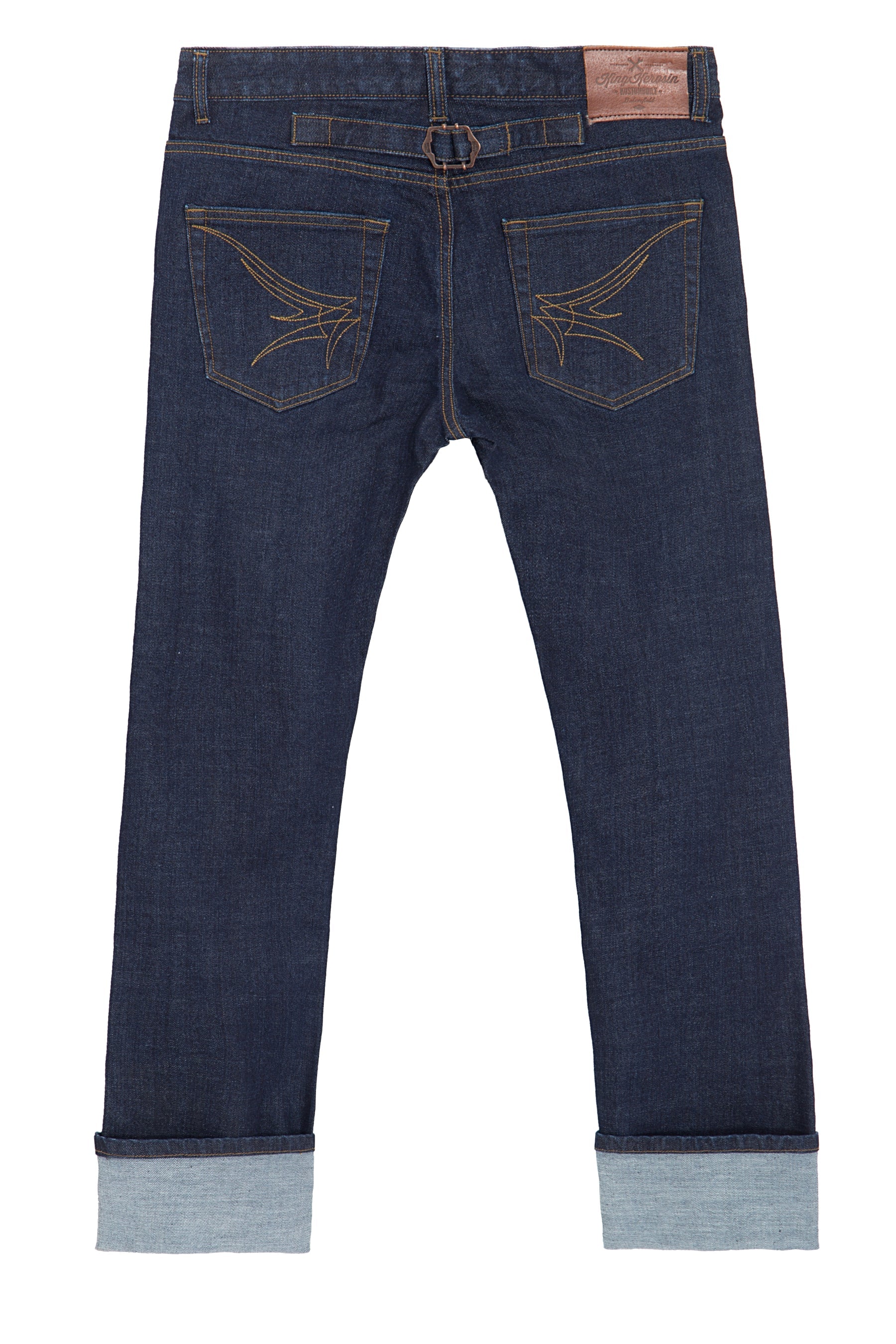 King Kerosin - Selvedge Jeans in cleanem Rinsed Wash