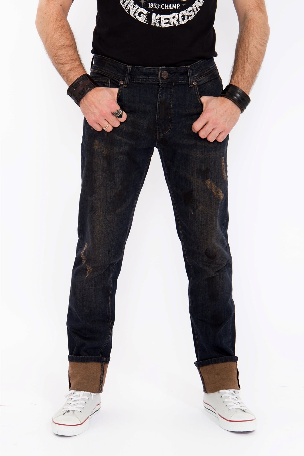 King Kerosin - Slim Fit Jeans Rust & Dust «Rust and Dust»