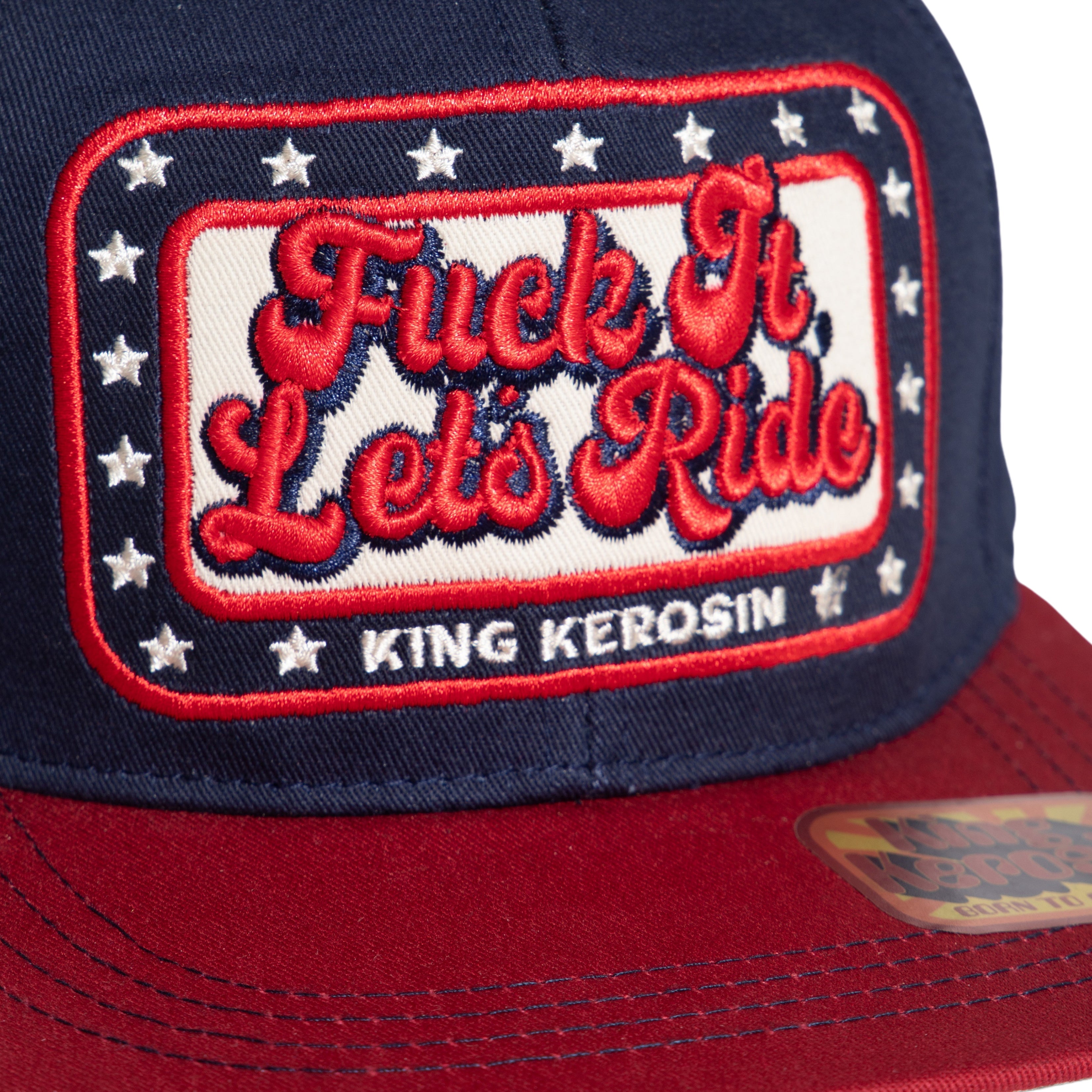 King Kerosin - Snapback Cap «Fuck It - Lets Ride»