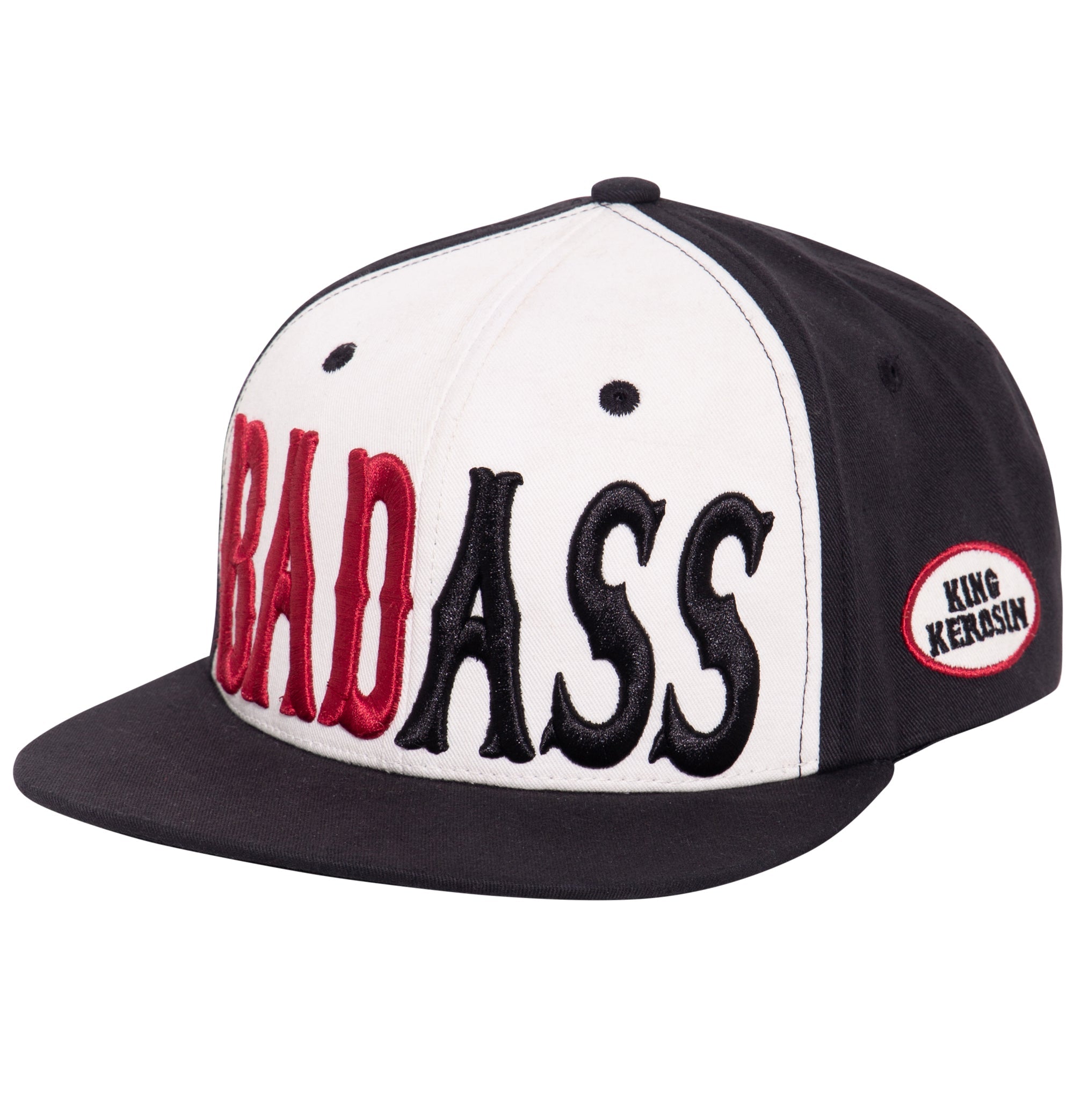 Snapback Cap mit cooler 3D-Stickerei und Print Snapback Cap von King Kerosin