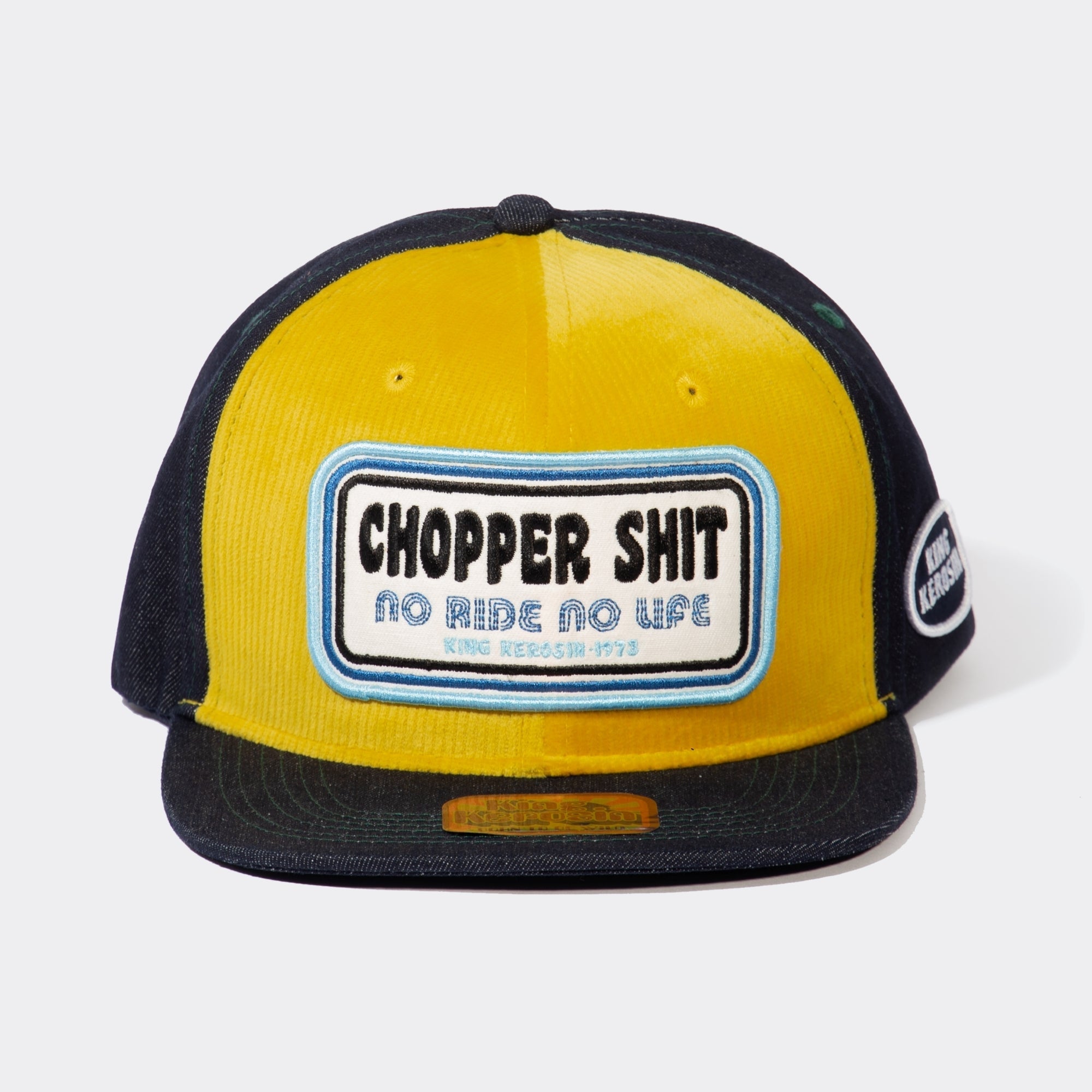 Snapback Cap mit Cord-Front «Chopper Shit» Snapback Cap von King Kerosin