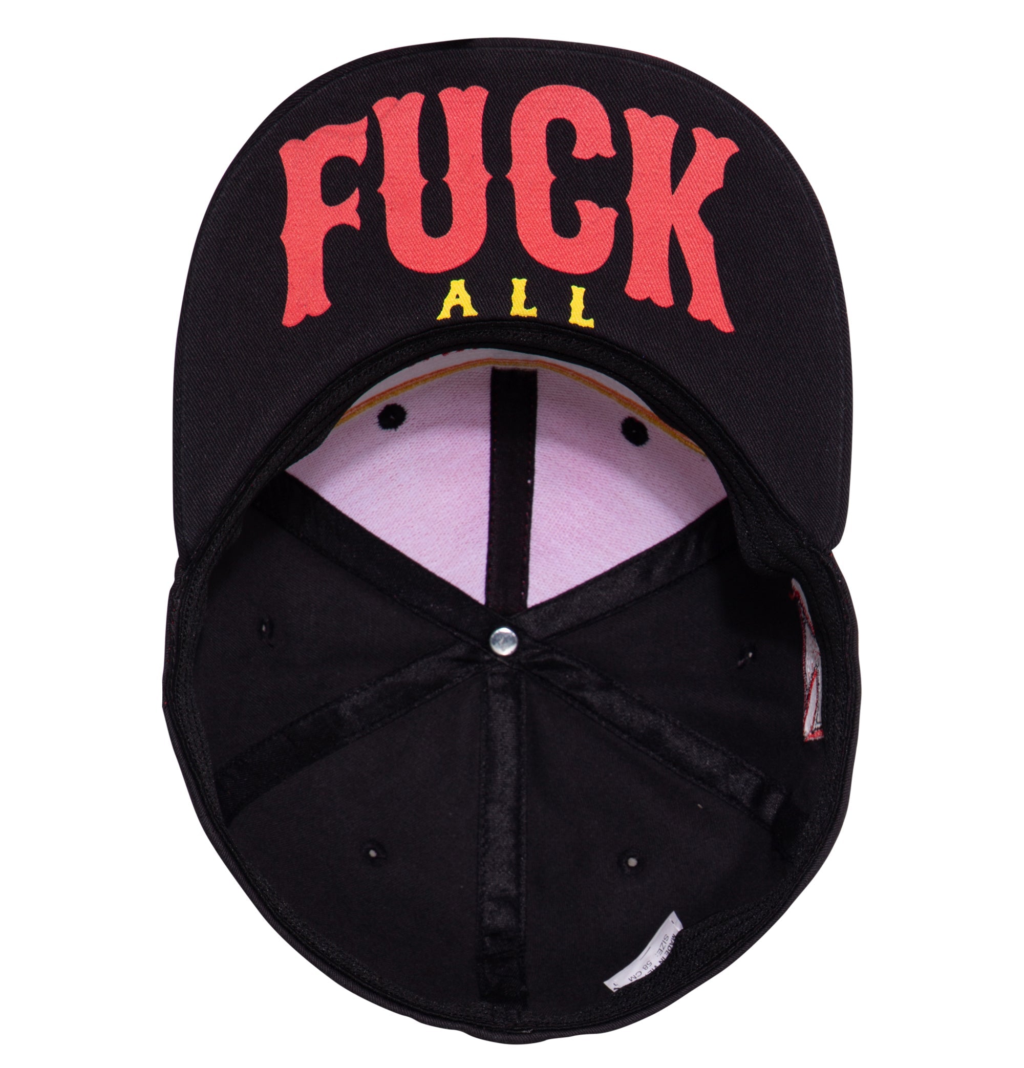 Snapback Cap mit detaillierter 3D-Stickerei und Print «Sinners 3D» Snapback Cap von King Kerosin