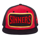 Snapback Cap mit detaillierter 3D-Stickerei und Print «Sinners 3D» Snapback Cap von King Kerosin