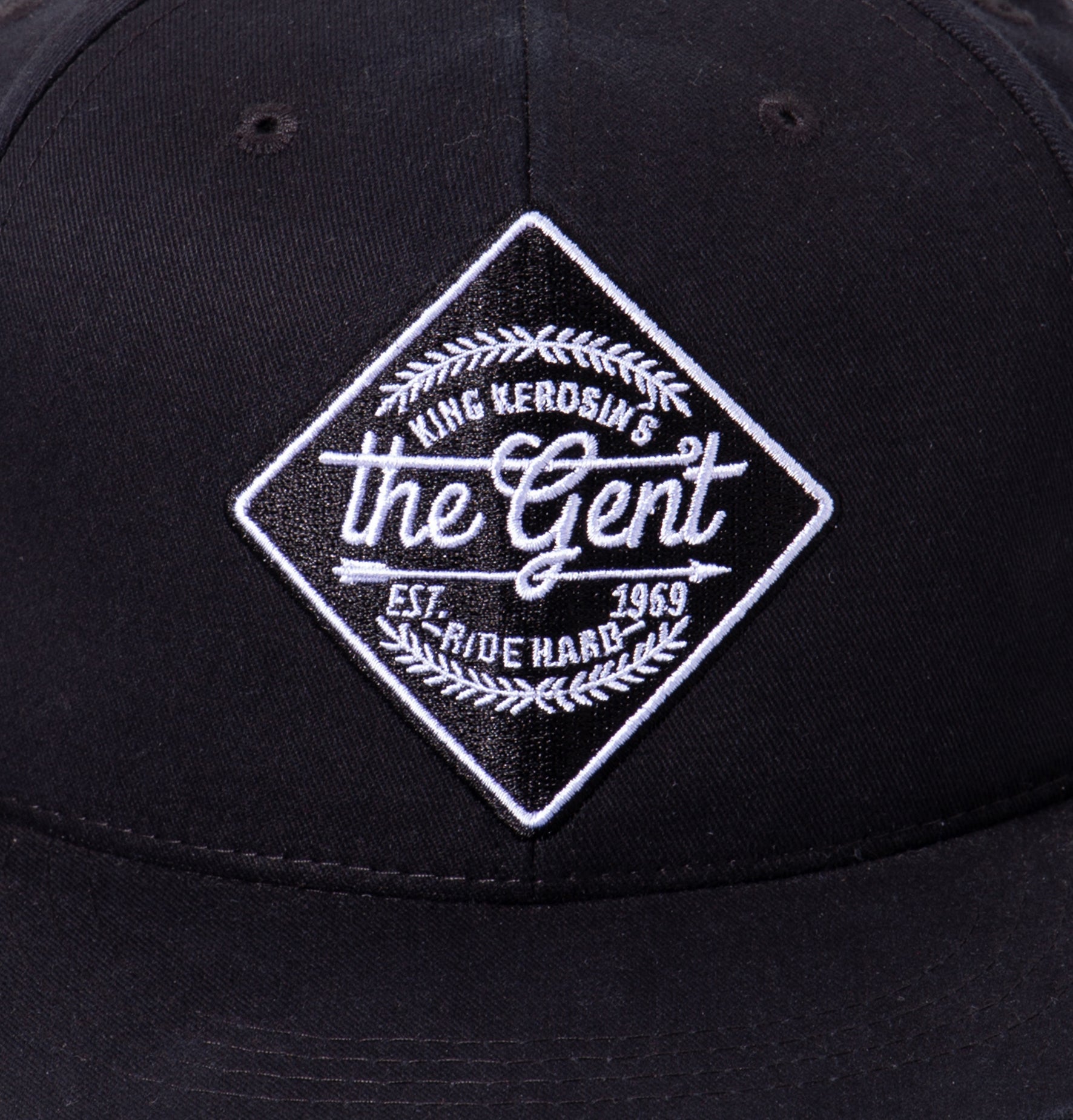 King Kerosin - Snapback Cap mit Front - Stickerei «The Gent»