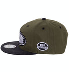 Snapback Cap mit Frontstickerei und Print auf der Schirmunterseite «Hardcore» Snapback Cap von King Kerosin
