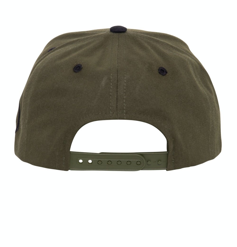King Kerosin - Snapback Cap mit Frontstickerei und Print auf der Schirmunterseite «Oldschool»