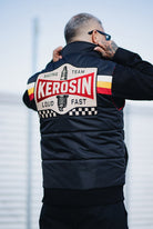Steppweste 'Racing Team' in Schwarz – Westen von King Kerosin - Ansicht 2