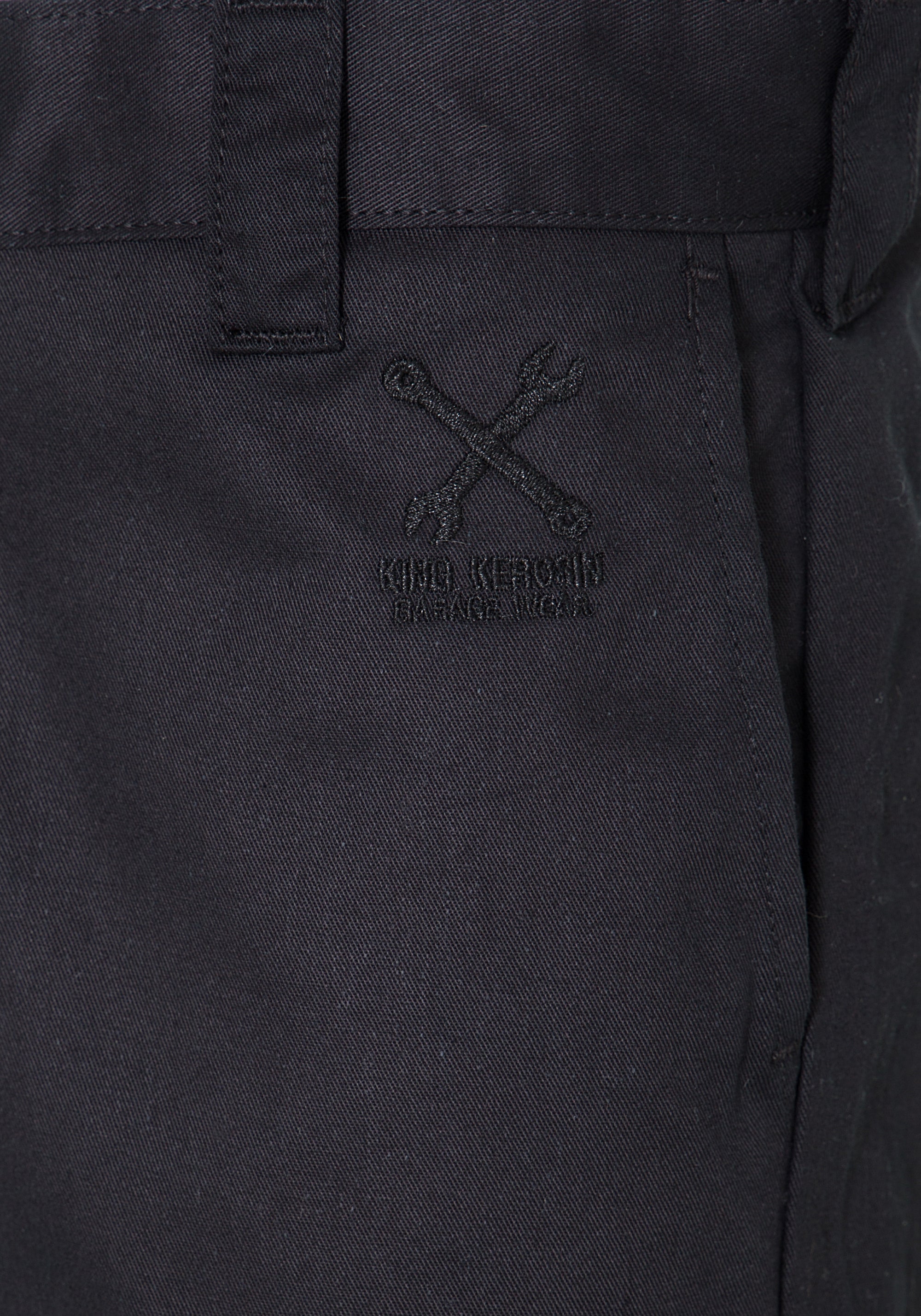 King Kerosin - Straight Fit Hose im Worker Look mit Kontrastfutter
