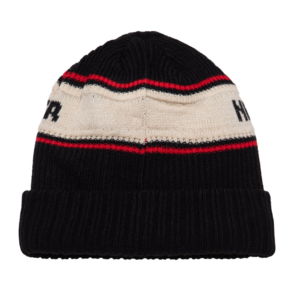Strickmütze 'Never fuck a fucker' in Schwarz – Mützen von King Kerosin - Ansicht 2