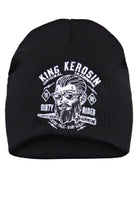 King Kerosin - Strickmütze mit Frontstickerei «Dirty Rider»