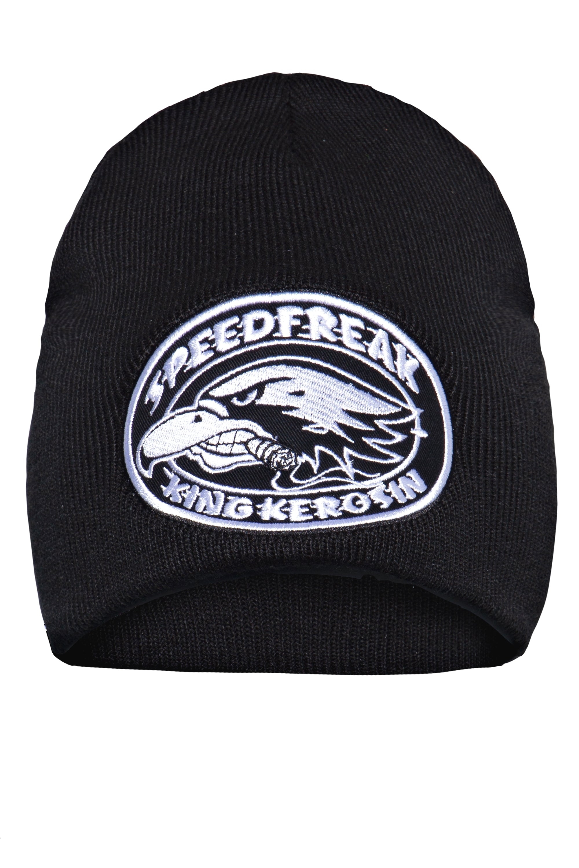King Kerosin - Strickmütze mit Patch in der Front «Speedfreak»