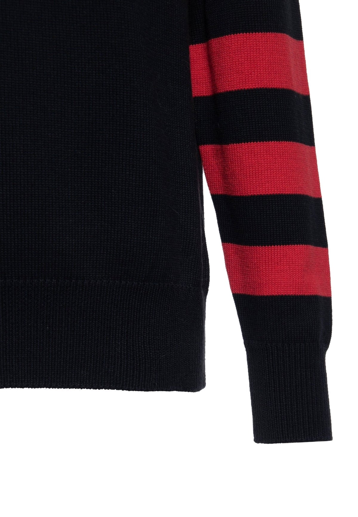 Strickpullover 'Speedway Racers' in Schwarz – Strickpullover von King Kerosin - Ansicht 4