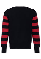 Strickpullover 'Speedway Racers' in Schwarz – Strickpullover von King Kerosin - Ansicht 3
