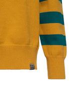 Strickpullover 'Speedway Racers' in Senf – Strickpullover von King Kerosin - Ansicht 4