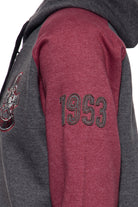 King Kerosin - Sweatjacke mit Raglanärmeln und Stickerei «Street Cats»