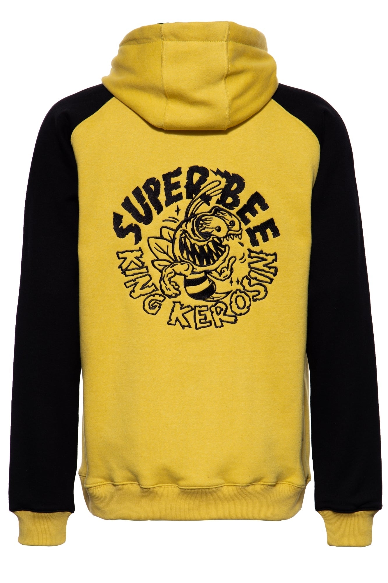 King Kerosin - Sweatjacke mit Raglanärmeln und Stickerei «Super Bee»