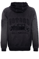 King Kerosin - Sweatjacke mit Stickerei hinten «Hell Racers»