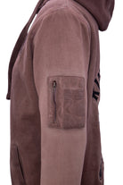 King Kerosin - Sweatjacke mit Stickerei hinten «Ride Hard - Live Fast»