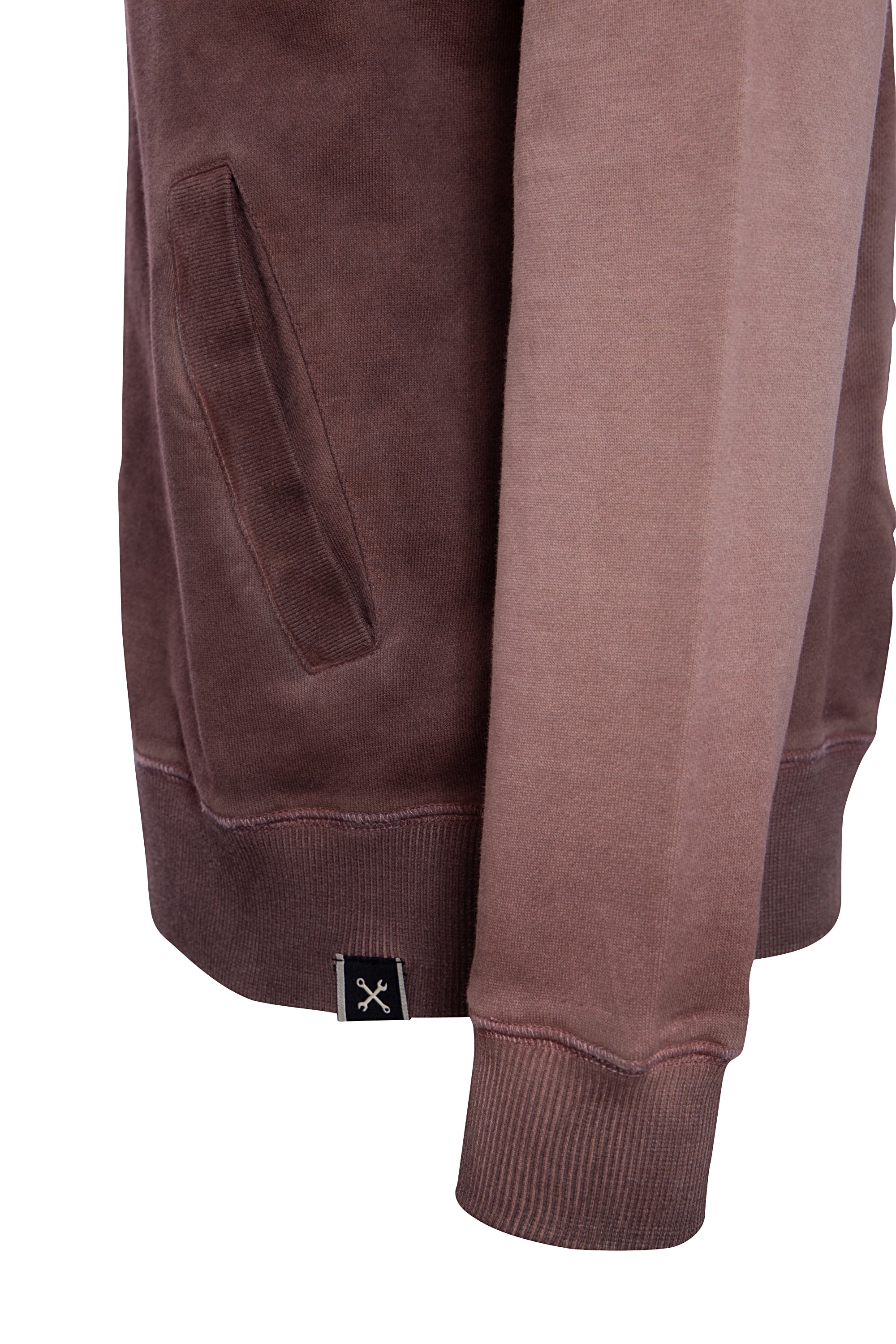 King Kerosin - Sweatjacke mit Stickerei hinten «Ride Hard - Live Fast»