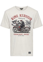 T-Shirt 'Beachfront riders' in Offwhite – T-Shirts von King Kerosin - Ansicht 1