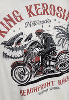 T-Shirt 'Beachfront riders' in Offwhite – T-Shirts von King Kerosin - Ansicht 4