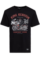 T-Shirt 'Beachfront riders' in Schwarz – T-Shirts von King Kerosin - Ansicht 1