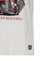 T-Shirt 'Dragstrip' in Offwhite – T-Shirts von King Kerosin - Ansicht 5