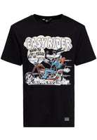 T-Shirt 'Easy Rider' in Schwarz T-Shirts von King Kerosin