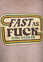T-Shirt 'Fast As Fuck' in Hellbraun T-Shirts von King Kerosin
