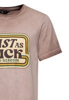 T-Shirt 'Fast As Fuck' in Hellbraun T-Shirts von King Kerosin