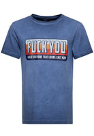 T-Shirt 'Fuck You' in Blau T-Shirts von King Kerosin