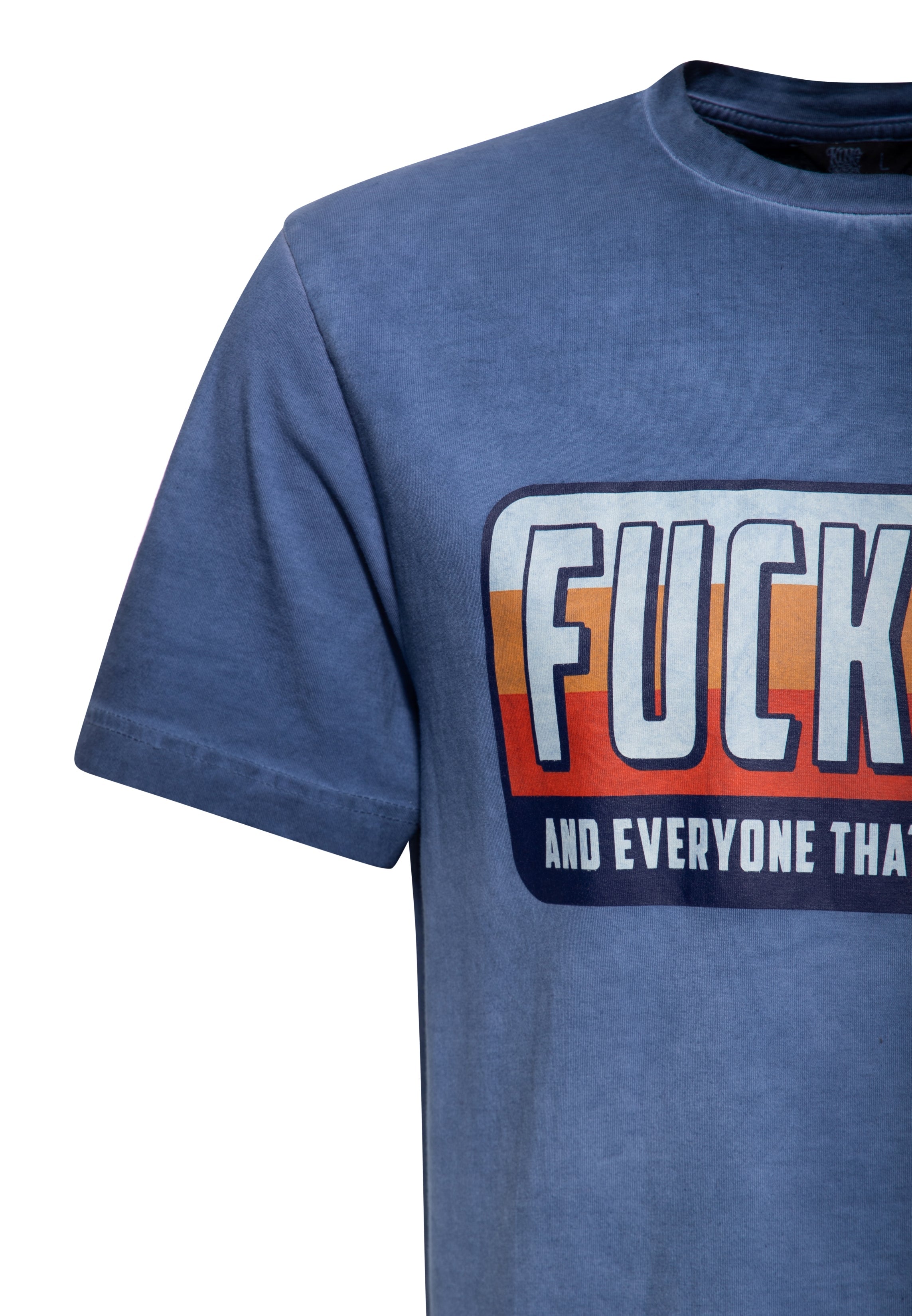T-Shirt 'Fuck You' in Blau T-Shirts von King Kerosin