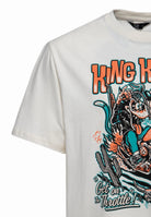 T-Shirt 'Get on the Throttle' in Offwhite – T-Shirts von King Kerosin - Ansicht 3