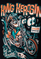 T-Shirt 'Get on the Throttle' in Schwarz – T-Shirts von King Kerosin - Ansicht 4