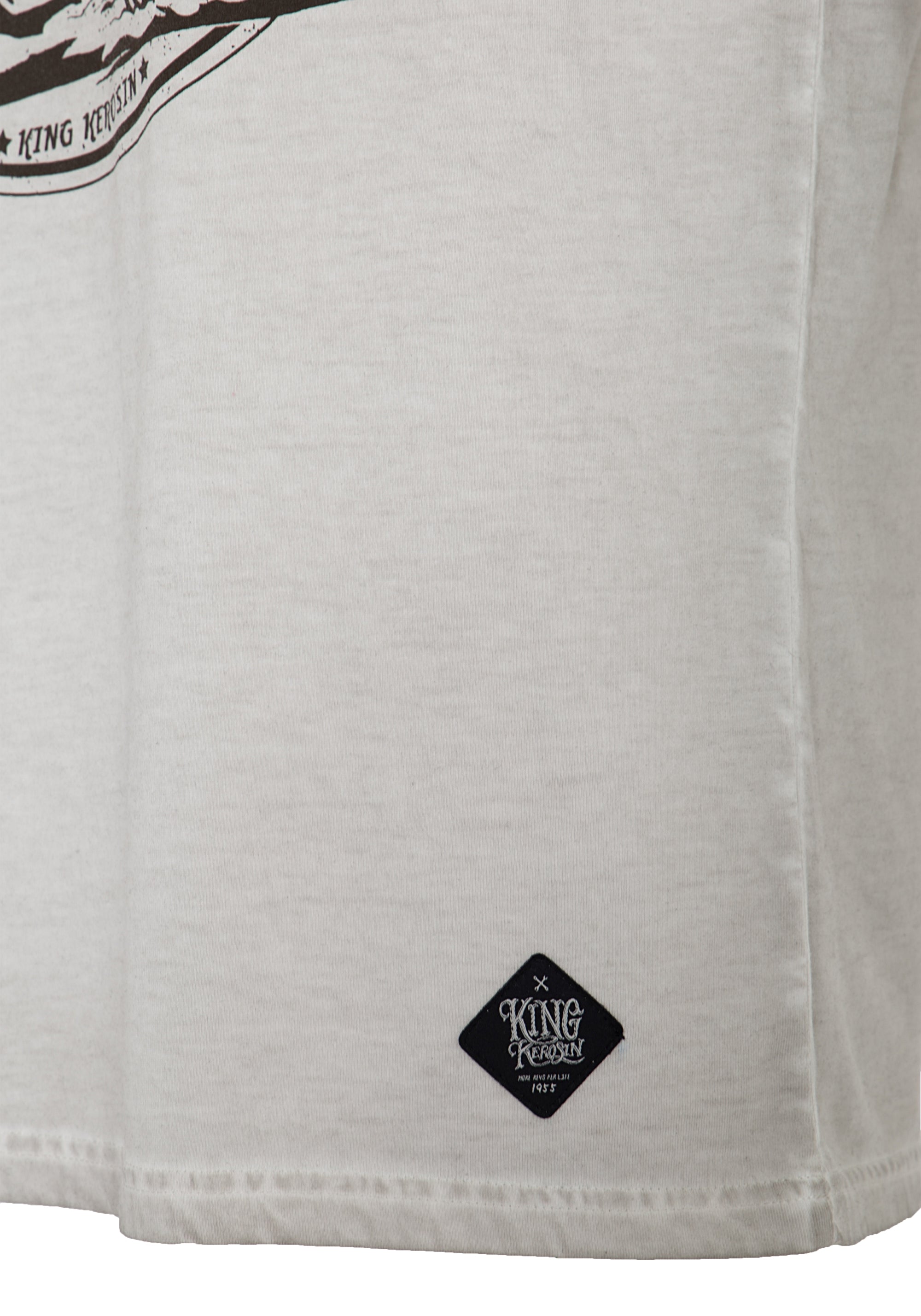 King Kerosin - T-Shirt in Oil - Washed Optik «EL Caballero»