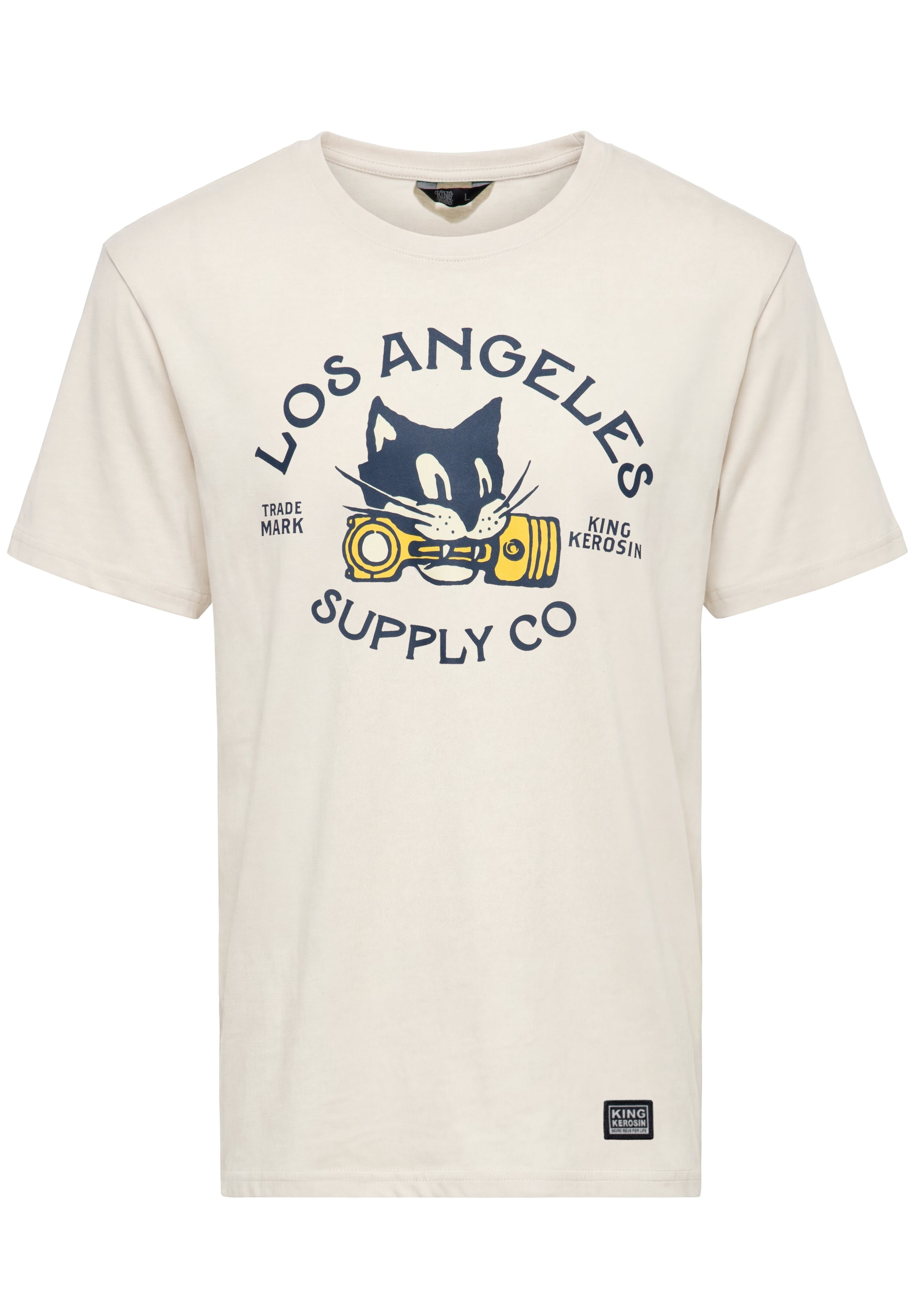 T-Shirt 'Los Angeles Supply Co.' in Offwhite T-Shirts von King Kerosin