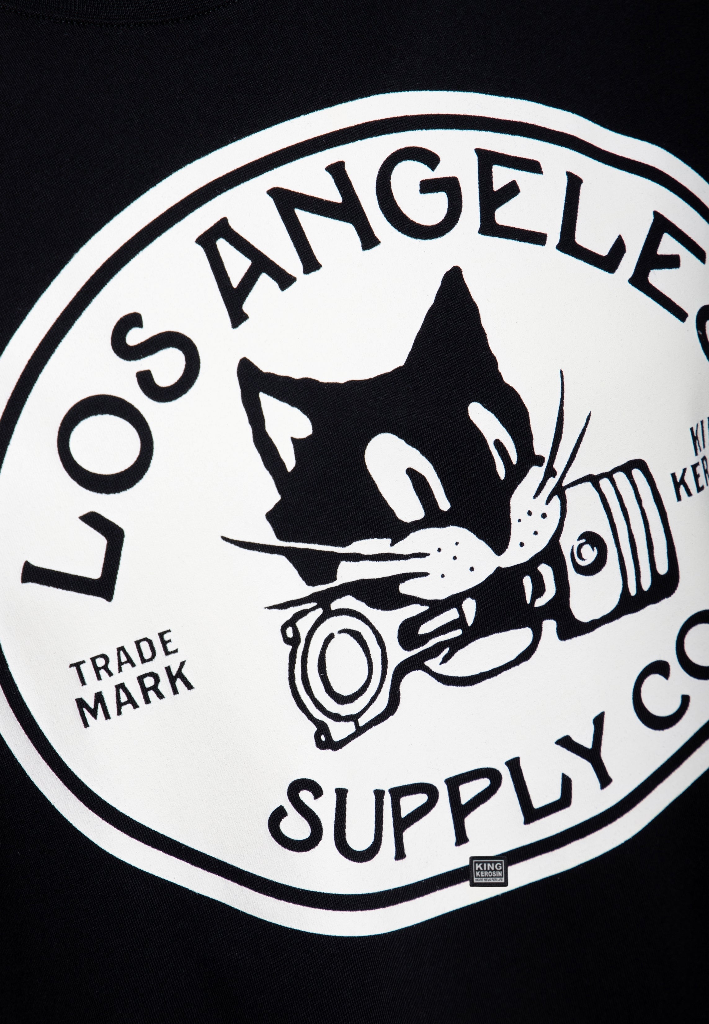 T-Shirt 'Los Angeles Supply Co.' in Schwarz T-Shirts von King Kerosin