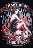T-Shirt 'Man's Ruin' in Schwarz T-Shirts von King Kerosin