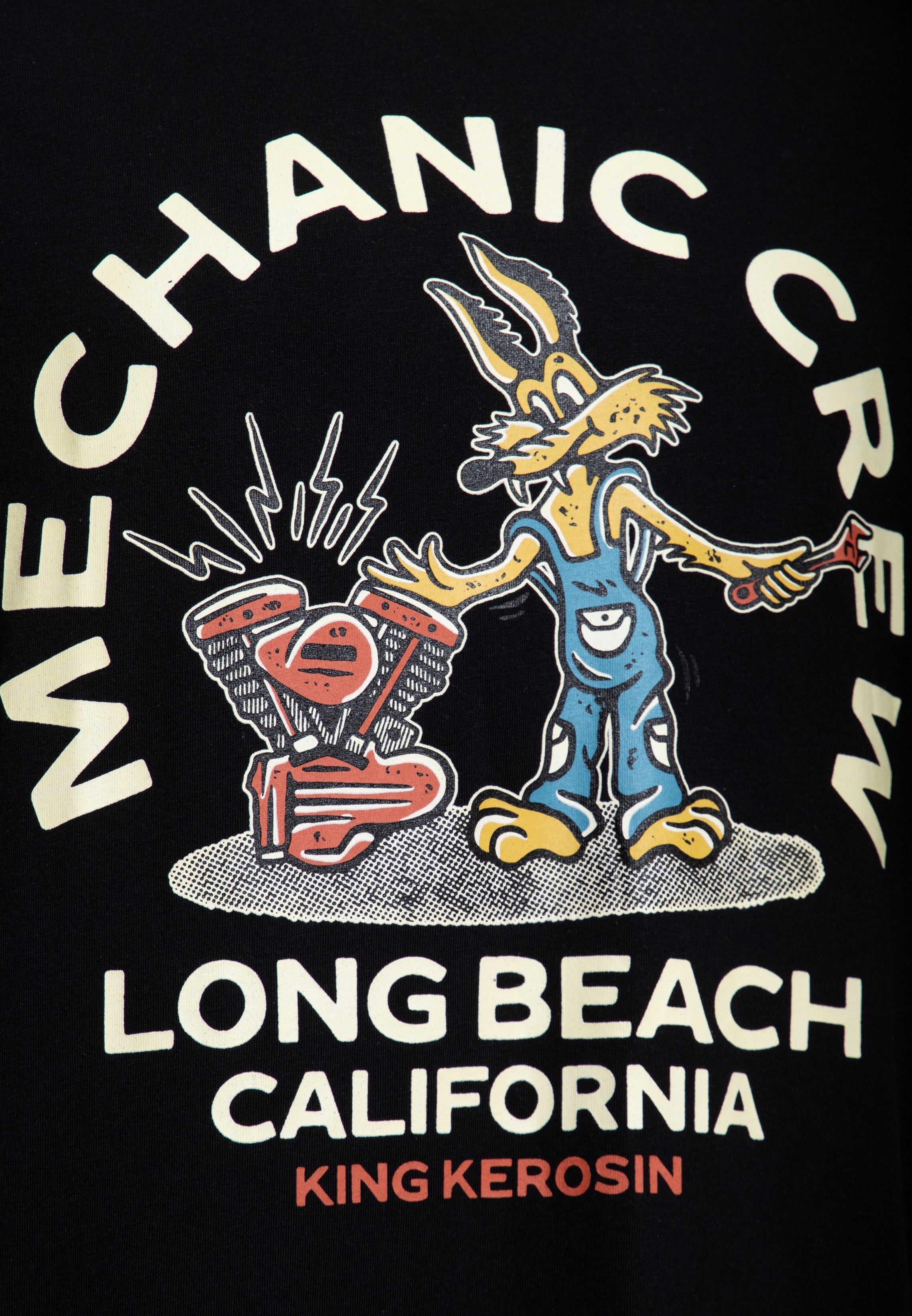 T-Shirt 'Mechanic Crew' in Schwarz T-Shirts von King Kerosin