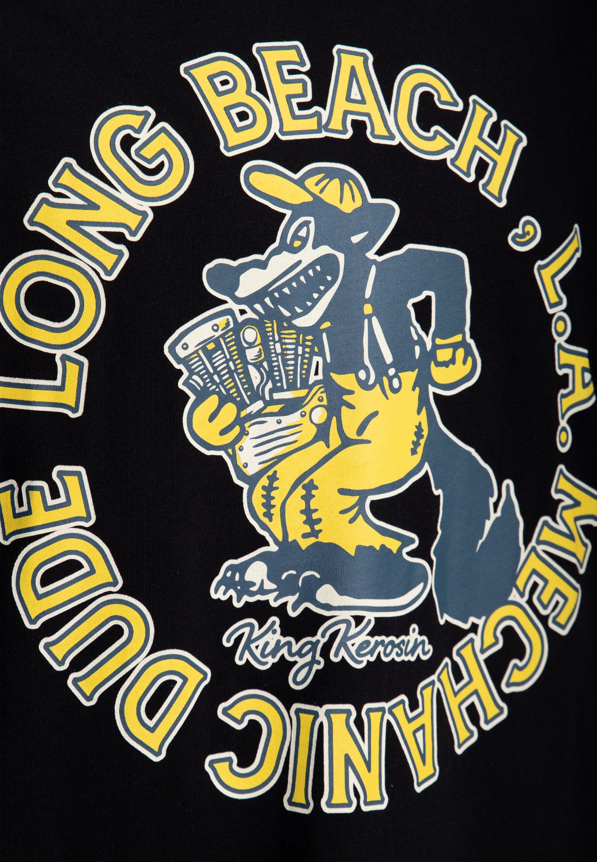 T-Shirt 'Mechanic Dude' in Schwarz T-Shirts von King Kerosin