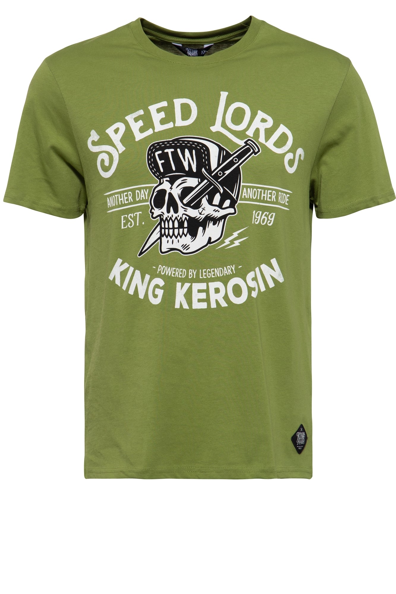 King Kerosin - T-Shirt mit coolem Frontprint «Speed Lords»
