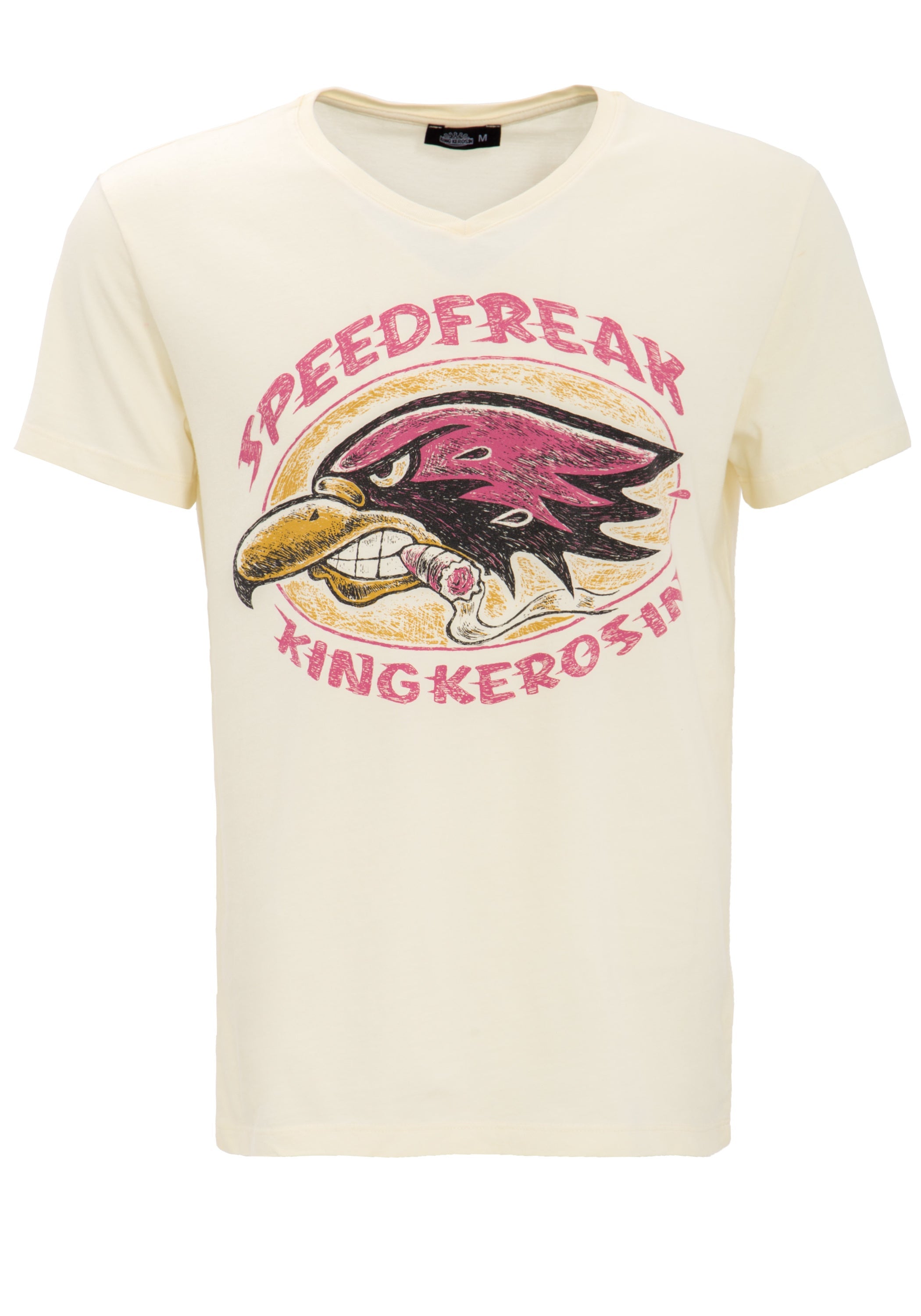King Kerosin - T-Shirt mit Front Druck Speedfreak