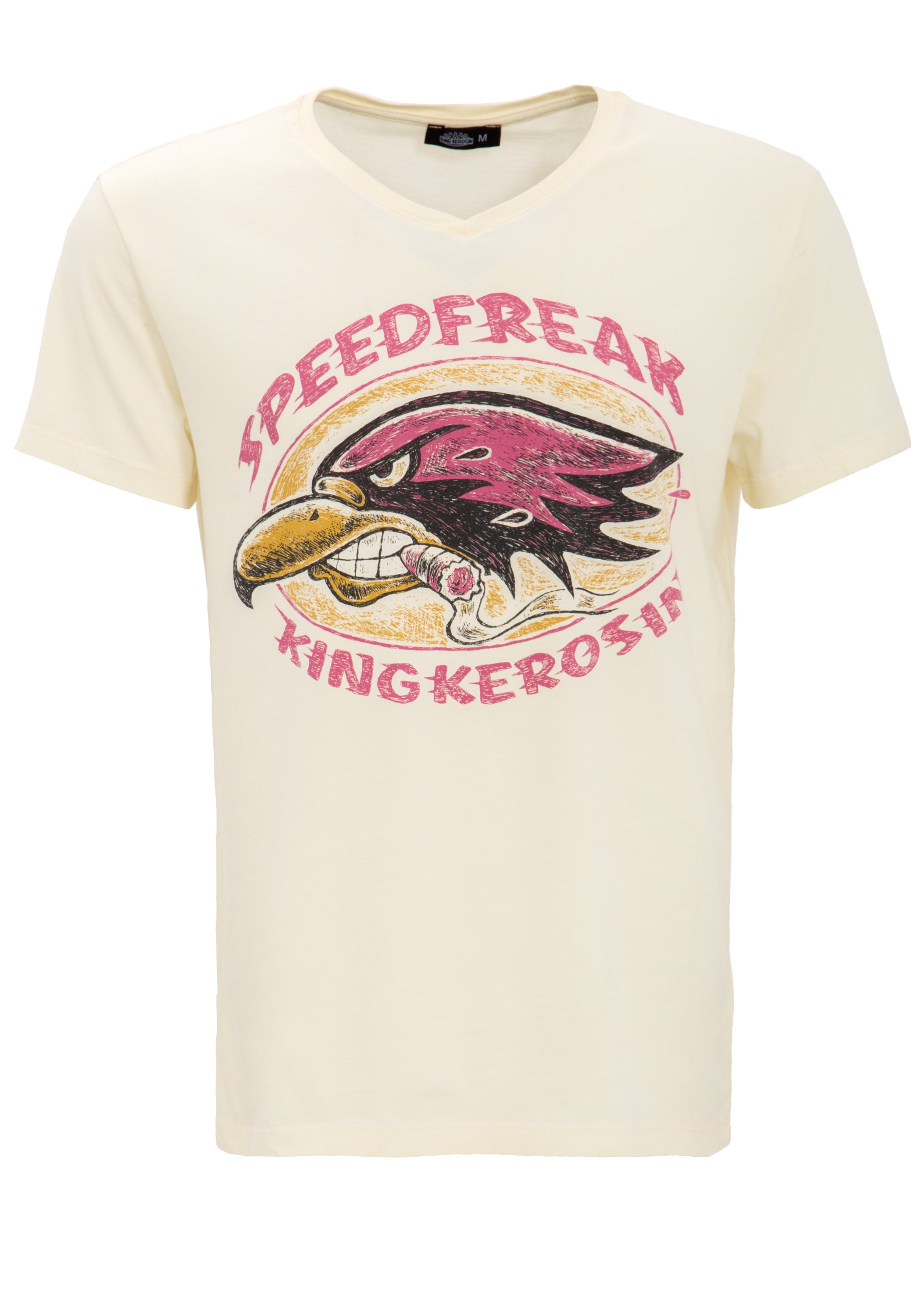 King Kerosin - T-Shirt mit Front Druck Speedfreak