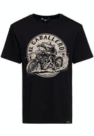 T-Shirt mit Front Print «El Caballero» T-Shirts von King Kerosin