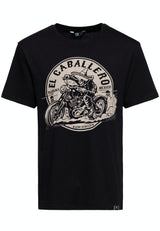 T-Shirt mit Front Print «El Caballero» T-Shirts von King Kerosin