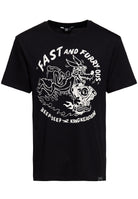 King Kerosin - T-Shirt mit Front Print «Fast and Furryous»